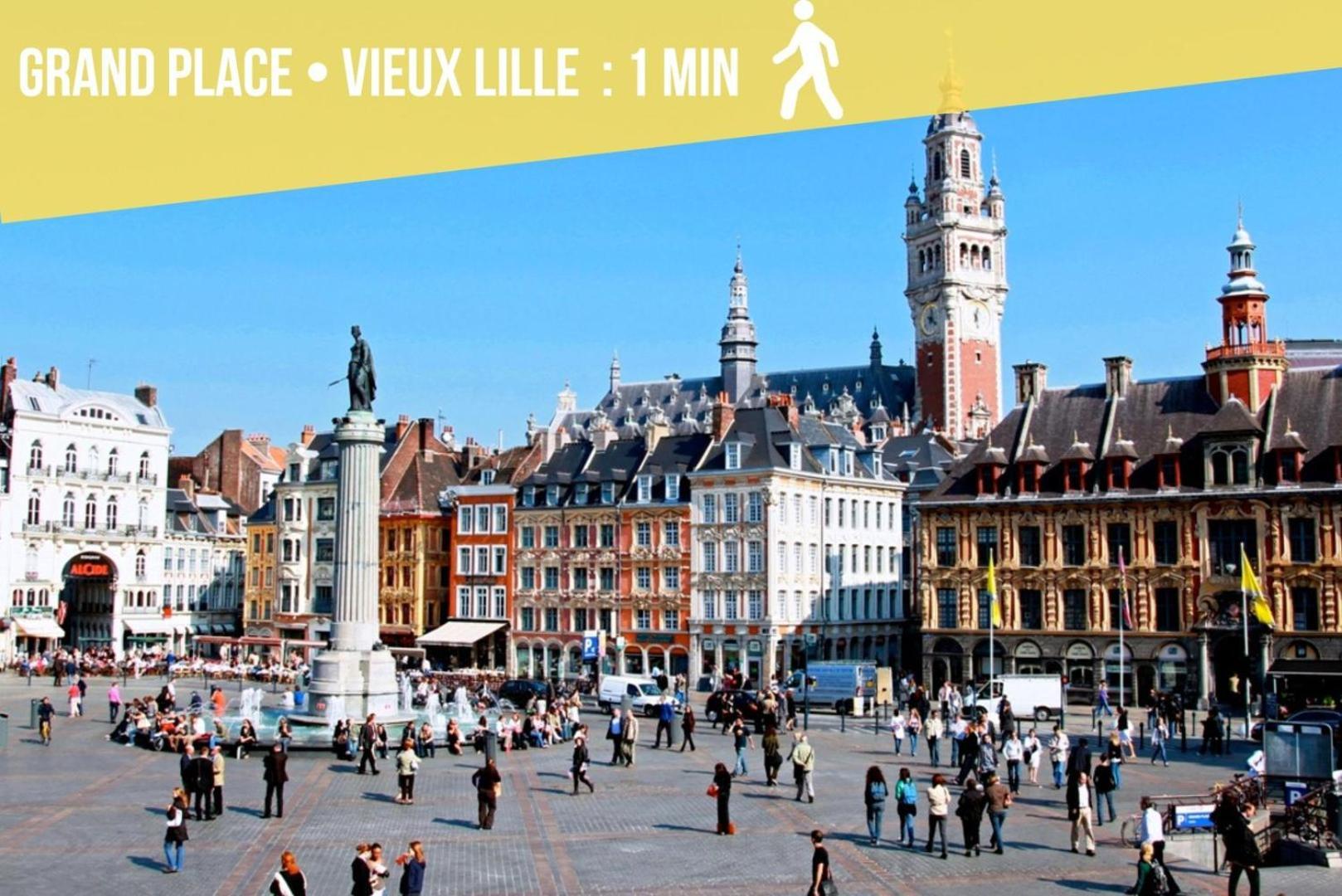 Апартаменты Grand Place Very Well Located Studio Лилль Экстерьер фото